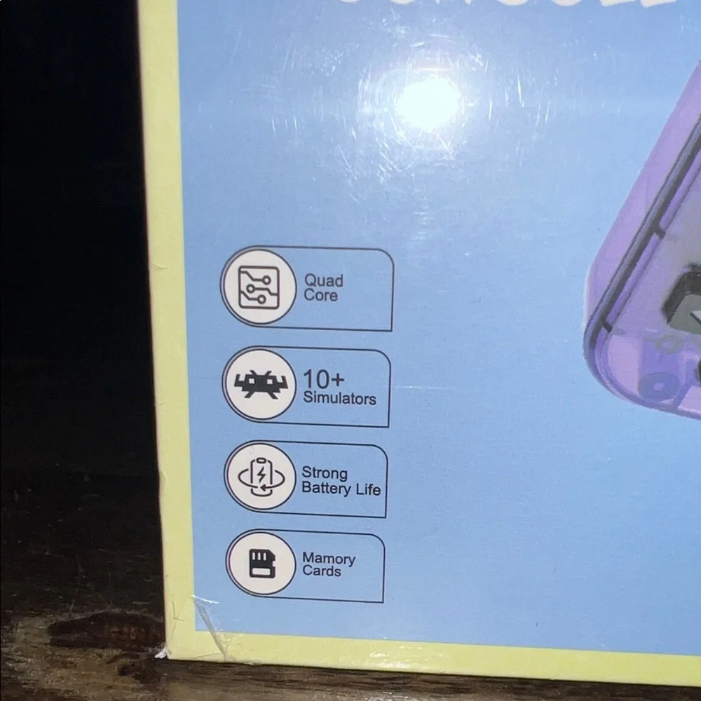 R36H Purple Handheld Game Console - Portable Gaming